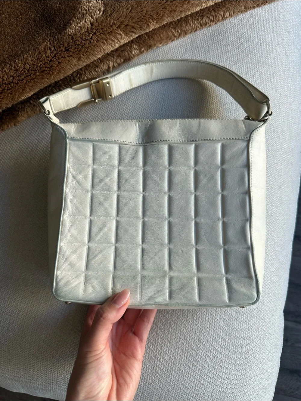 AUTHENTIC Chanel CC Chocolate Bar Shoulder Bag